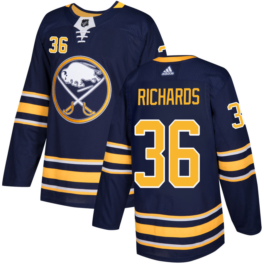 Justin Richards Buffalo Sabres adidas Authentic Jersey - Navy